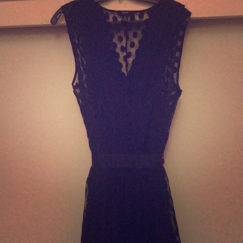 Dressy polka dot dress